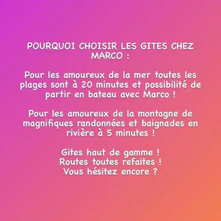 Σπίτι διακοπών Chez Marco & Cappellina Muro (Corsica)